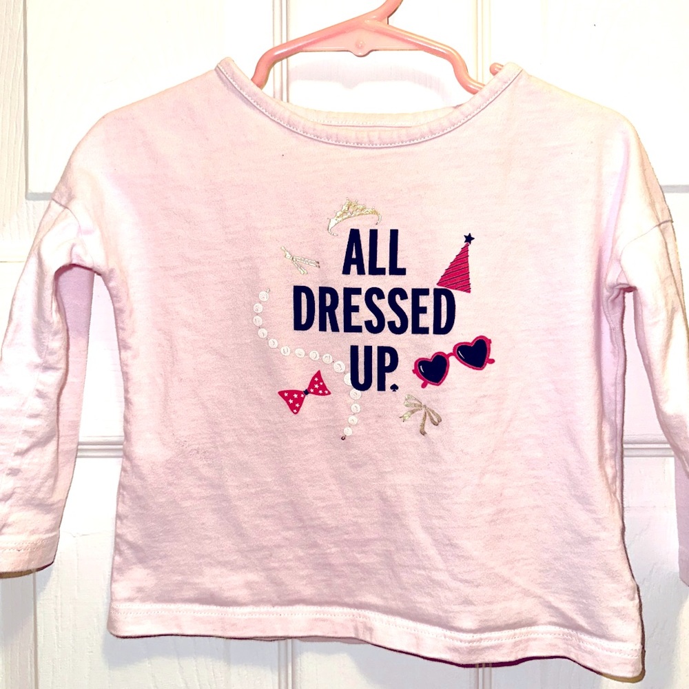 Kate Spade - All Dressed Up Top - T-shirt - GUC Girls 02/2Y Toddler 100% Cotton